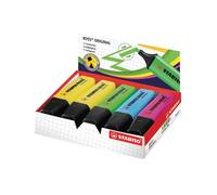 STABILO BOSS ORIGINAL Highlighter Assorted Medium Chisel 2-5 mm Refillable Pack of 10