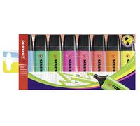 STABILO BOSS ORIGINAL marker 8 pc(s) Chisel tip Multi