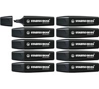 STABILO BOSS ORIGINAL - Marker - Pack of 10 - Black