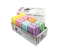 STABILO BOSS ORIGINAL Pastel - Highlighter - Pack of 48 - with 6 Pastel Colours