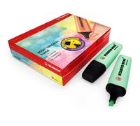 STABILO BOSS Original Pastel Highlighter Marker Pens - Pack of 10 - Mint