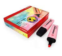STABILO Highlighter BOSS Original Pastel – Pack of 10 – Pink Blush