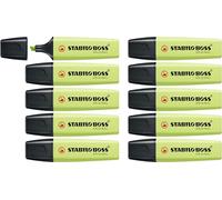 STABILO BOSS ORIGINAL Pastel - Highlighter - Pack of 10 - Dash of Lime