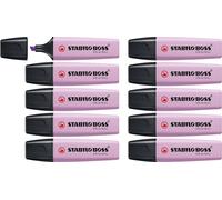 STABILO BOSS ORIGINAL Pastel - Highlighter - Pack of 10 - Lilac Haze