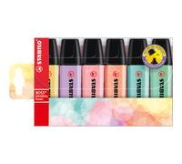 STABILO BOSS ORIGINAL Pastel - Highlighter - Pack of 6 - Milky