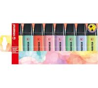 STABILO BOSS ORIGINAL Pastel - Highlighter - Pack of 8 - Assorted Colours