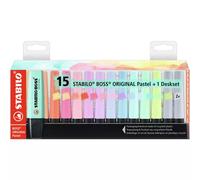 STABILO Boss Original Pastel marker 15 pc(s) Chisel tip Multicolour