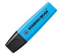 STABILO BOSS ORIGINAL. Quantity per pack: 1 pc(s) Writing colours: Blue Tip type: Chisel tip. Package width: 27 mm Package depth: 105 mm Package height: 33 mm. Country of origin: Germany