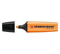 Stabilo Boss Original Refillable Highlighters 2-5 mm Bevelled Tip Pack of 8 Orange