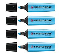 Stabilo BOSS Original Fluorescent Highlighter, 2mm + 5mm Tip - Blue