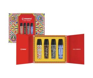 STABILO BOSS ORIGINAL x DOLCE&GABBANA - Highlighter | Premium Box of 4 - Limited Edition