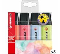 STABILO Boss Pastel Fluorescent Markers Set Multicolor (5 Units)