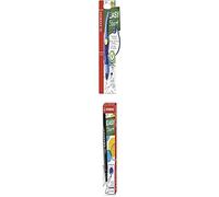STABILO Bundle of Ergonomic Rollerball EASYoriginal - Left-Handed - Dark Blue/Light Blue + Refills EASYoriginal Refills - Box of 3 - Blue