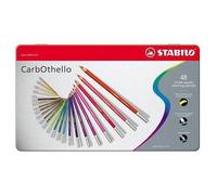 Stabilo CarbOthello Artist Pastel Chalk Colouring Pencils - 48 Colour Metal Tin