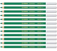 STABILO CarbOthello - Chalk-Pastel Pencil - Pack of 12 - Green