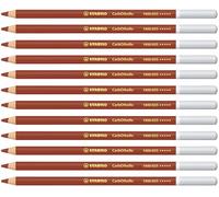 STABILO CarbOthello - Chalk-Pastel Pencil - Pack of 12 - English Deep Red
