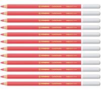 Chalk-Pastel Pencil - STABILO CarbOthello - Pack of 12 - Carmine Red Middle