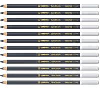 STABILO CarbOthello - Chalk-Pastel Pencil - Pack of 12 - Lamp Black