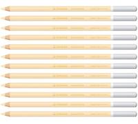 Stabilo Carbothello Pastel Pencil Ivory 12 Pack