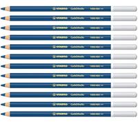 STABILO CarbOthello - Chalk-Pastel Pencil - Pack of 12 - Parisian Blue