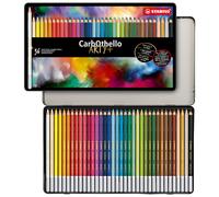 STABILO CarbOthello - Chalk-Pastel Pencil - ARTY+ - Tin of 36 - Assorted Colours