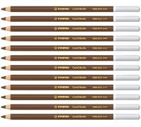 STABILO CarbOthello - Chalk-Pastel Pencil - Pack of 12 - Bister