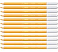 STABILO CarbOthello - Chalk-Pastel Pencil - Pack of 12 - Indian Yellow