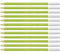 STABILO CarbOthello - Chalk-Pastel Pencil - Pack of 12 - Leaf Green Middle