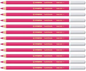 STABILO CarbOthello - Chalk-Pastel Pencil | Pack of 12 - Magenta