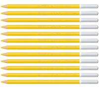 STABILO CarbOthello - Chalk-Pastel Pencil - Pack of 12 - Orange Yellow