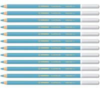 STABILO CarbOthello - Chalk-Pastel Pencil - Pack of 12 - Sky Blue