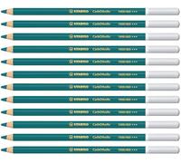 STABILO CarbOthello - Chalk-Pastel Pencil - Pack of 12 - Turquoise Blue