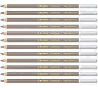 STABILO CarbOthello - Chalk-Pastel Pencil - Pack of 12 - Warm Grey 3