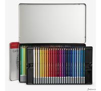 STABILO CarbOthello - Chalk-Pastel Pencil - ARTY+ - Tin of 60 - Assorted Colours with Sharpener, Kneaded Eraser and Blending Stump