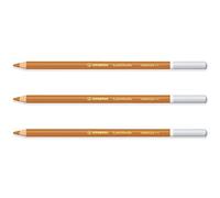 STABILO Chalk-Pastel Pencil CarbOthello - Pack of 3 - Burnt Ochre (620)