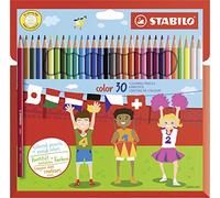 STABILO color - Colouring Pencil - Pack of 30 - Assorted Colours including 4 Neon Colours