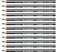 STABILO Colouring Pencil Trio thick - Pack of 12 - black