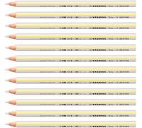 STABILO Colouring Pencil Trio thick - Pack of 12 - white