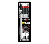 STABILO Creative Tips - Multi-Tip Pen Set - ARTY - Pack of 5 - Black