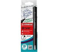 STABILO dr!ver Fineliner Pen 0.4 mm Needlepoint Assorted EO1088/4-01 Pack of 4