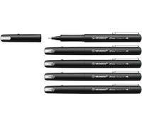 STABILO dr!ver - Premium Fineliner - Fine - Pack of 5 - Green