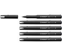 STABILO dr!ver - Premium Fineliner - Fine - Pack of 5 - Blue