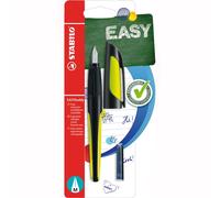 Stabilo Easy Buddy M Fountain Pen Yellow Black