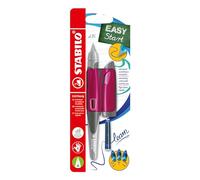 STABILO Ergonomic School Fountain Pen EASYbirdy - A Nib - Right Handed - Berry/Pink