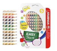 Ergonomic Colouring Pencil - STABILO EASYcolors - Left-Handed Pack of 12 Special