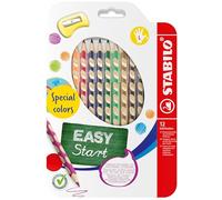 Ergonomic Colouring Pencil - STABILO EASYcolors - Left-Handed Pack of 12 Special