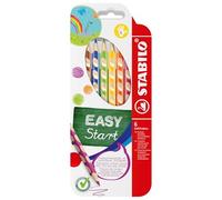 STABILO EASYcolors - Ergonomic Colouring Pencil - Left-Handed | Pack of 6 - Assorted Colours