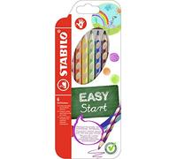 STABILO EASYcolors - Ergonomic Colouring Pencil - Right-Handed | Pack of 6 - Assorted Colours