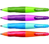 STABILO EASYergo Beginners Pencil with Extra Thick Lead + Sharpener R & L Handed