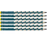 Ergonomic Graphite Pencil - STABILO EASYgraph - Left-Handed - Pack of 6 - Petrol